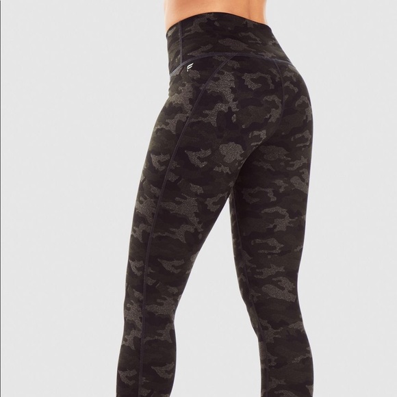 Fabletics Powerhold High Waisted Leggings Camo - Picture 1 of 2